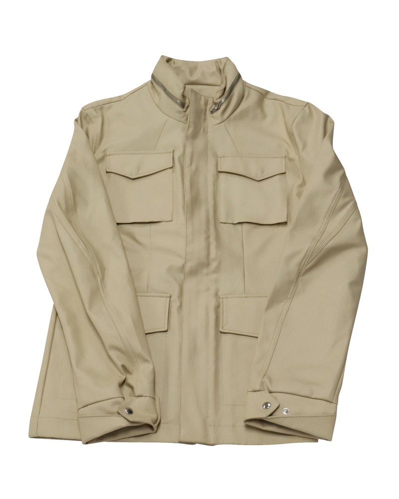 Acne Studios Ibsen Jacket in Beige Cotton 7766544711740