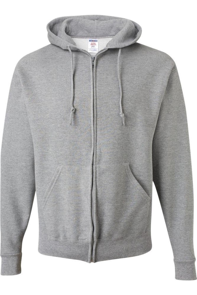 JERZEES Super Sweats NuBlend Full-Zip Hooded Sweatshirt 7827828965436