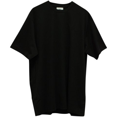Y-3 Classic Chest Logo Tee in Black Cotton 7766548512828