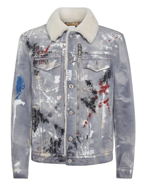 Denim Jacket Painted 7676713828412