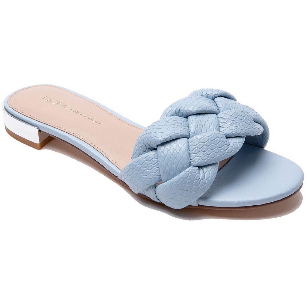 Deelo Woven Slip On Slide Sandals
