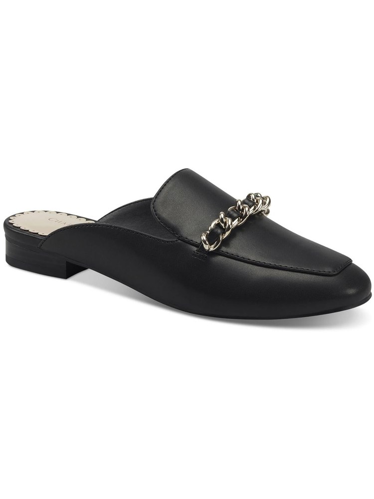 karip Womens Faux Leather Chain Mules 7766680895548