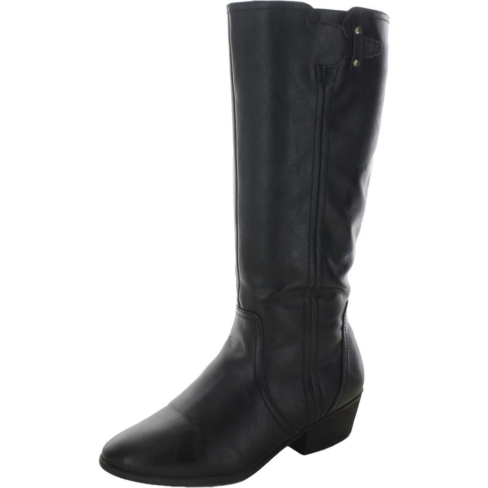 Brillance Faux Leather Tall Knee-High Boots
