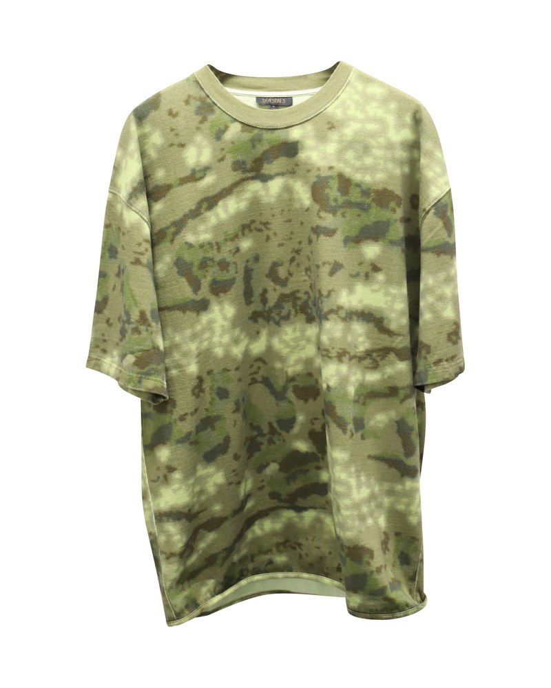 Yeezy Season 3 Camo T-shirt in Green Cotton 7766682009660