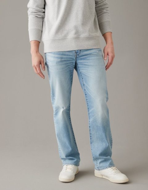 AE AirFlex+ Ultrasoft Distressed Original Bootcut Jean 7703557537852