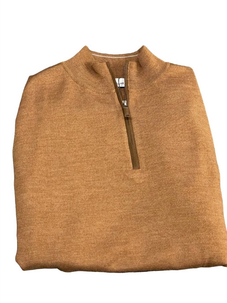 Men’s Crown Sweater In Camel