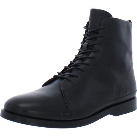 Cooper Leather Round Toe Booties