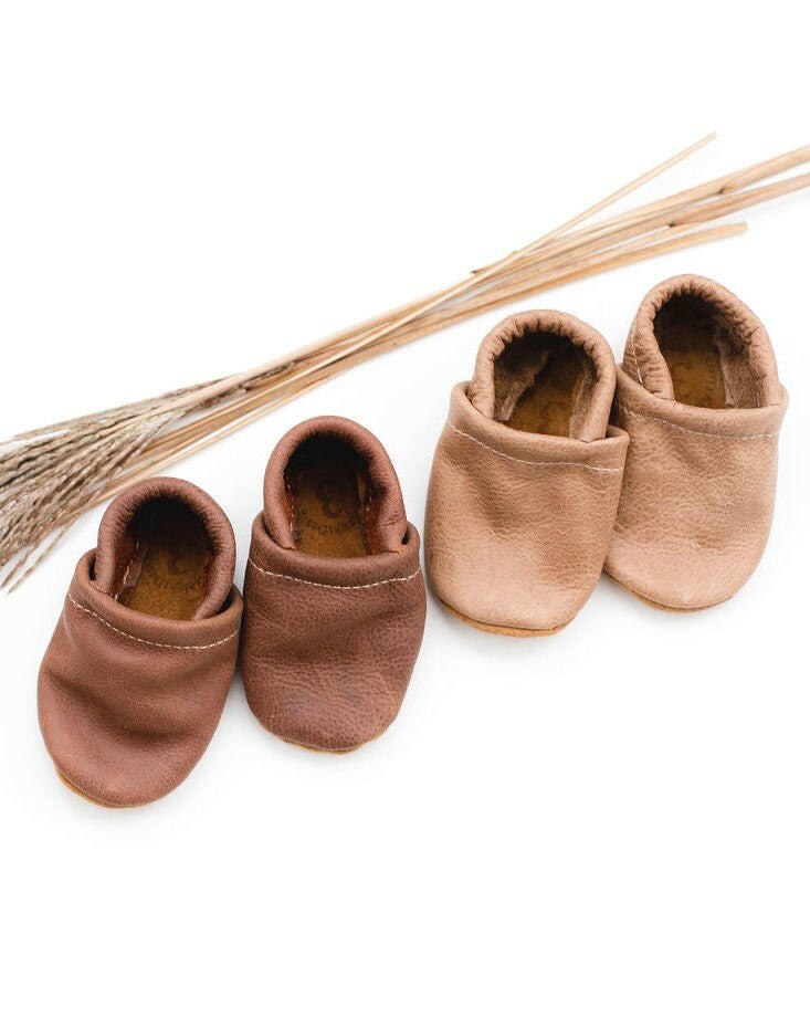 Rust & W. Wood Leather Loafers Shoes Baby and Toddler