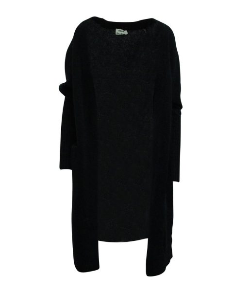 Acne Studios Raya Long Cardigan in Blue Mohair 7703676518460