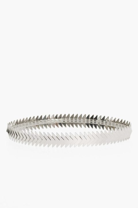 Bottega Veneta Elasticated Triangle Metal Belt 7803964817468