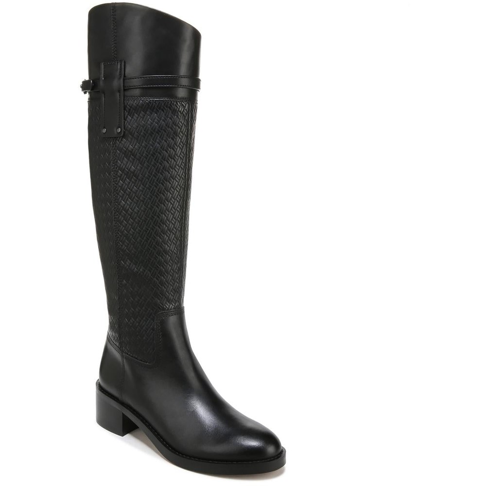 Colt Leather Wide Calf Knee-High Boots