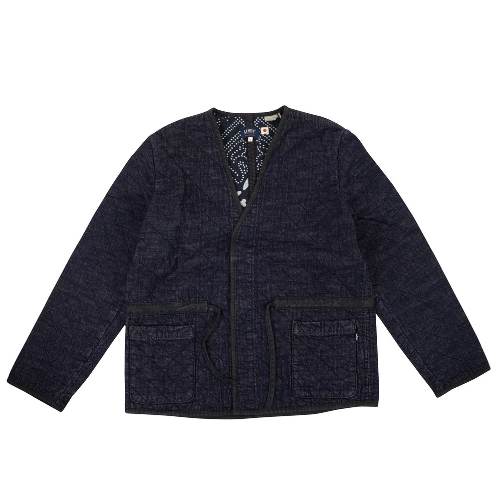 Levi’S Made & Crafted Quilted Denim Jacket – Dark Blue