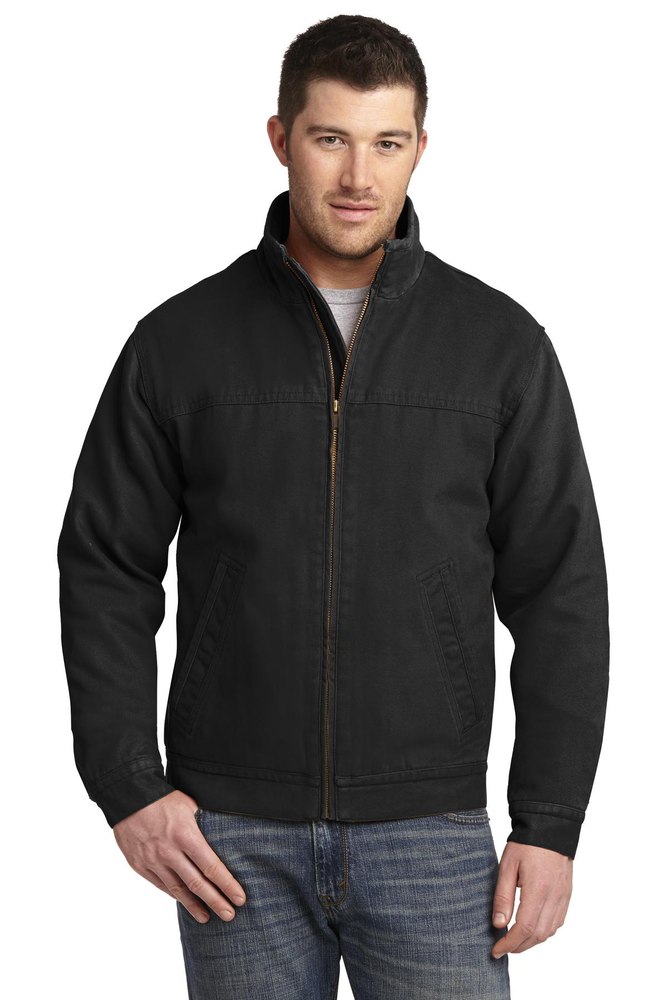 CornerStone Men’s Washed Duck Cloth Flannel-Lined Work Jacket. CSJ40