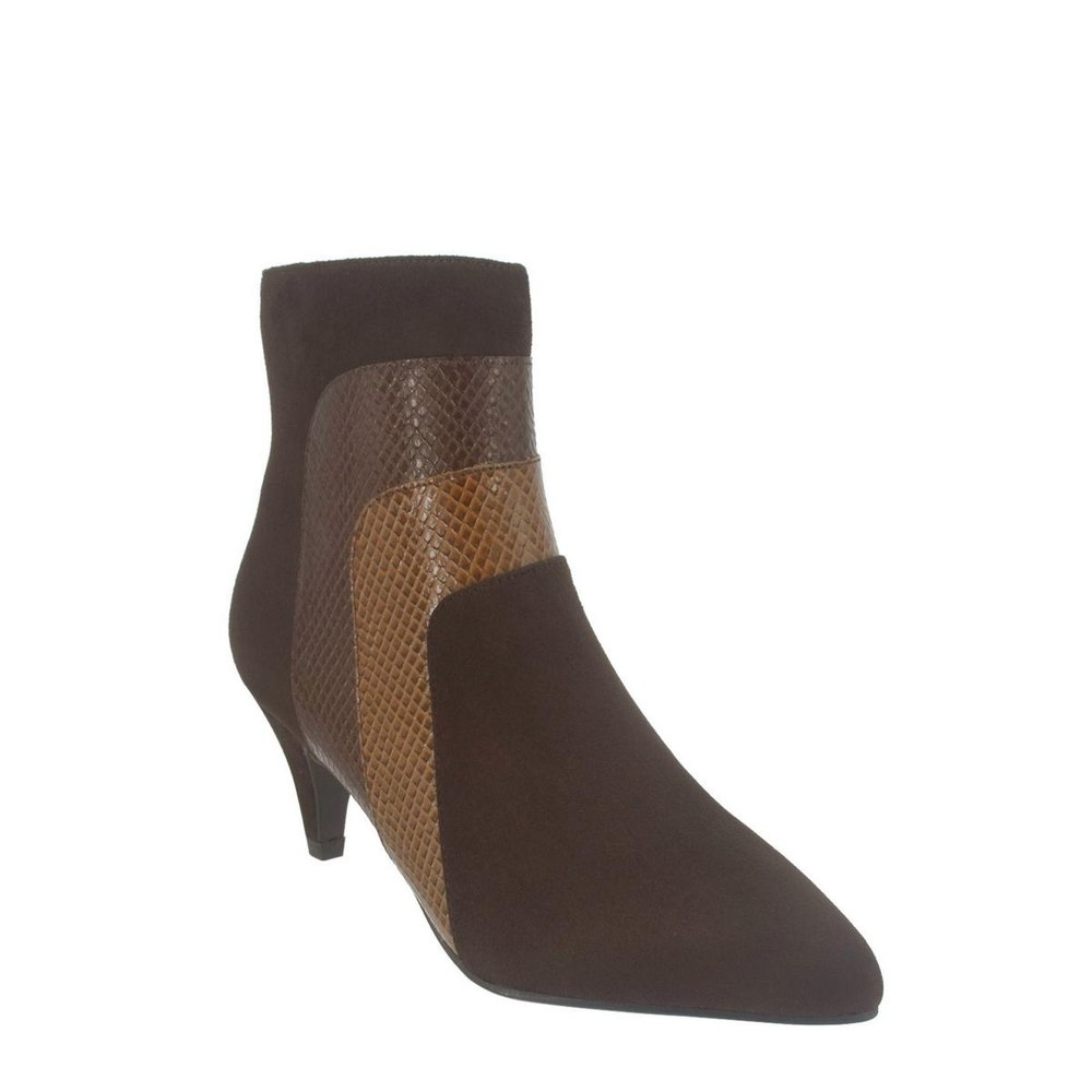 Eila Faux Suede Ankle Booties