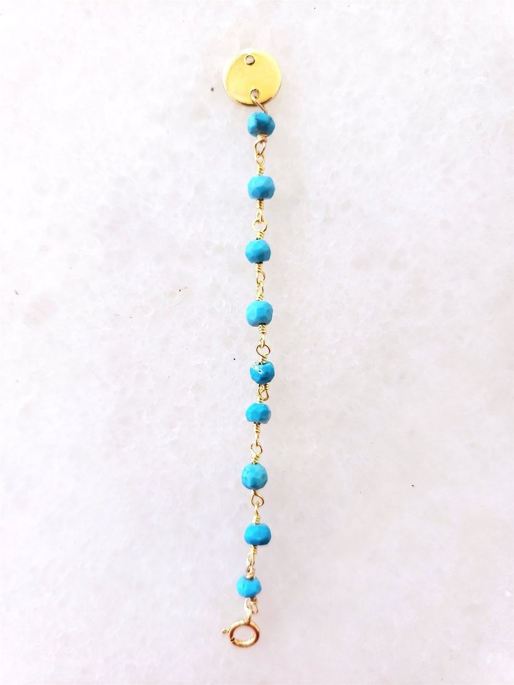 Semi-Precious Bead Necklace Extender 7228780904508