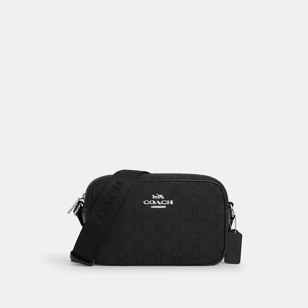 Coach Outlet Mini Jamie Camera Bag In Signature Jacquard 7704198250556