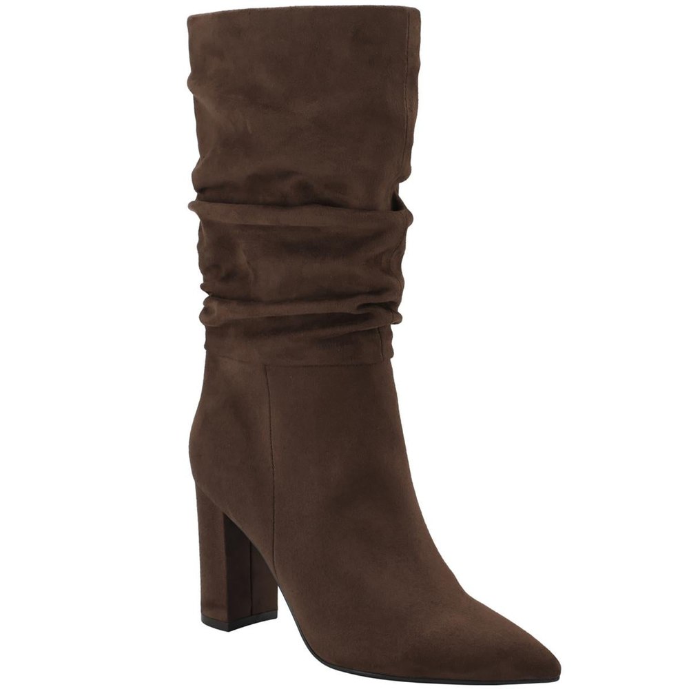 Galley Faux Suede Slouchy Mid-Calf Boots