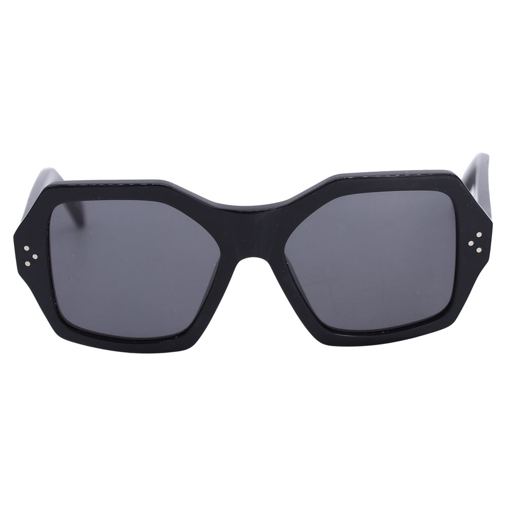 Celine 55mm Hexagon Sunglasses in Black Acetate 7833137709116