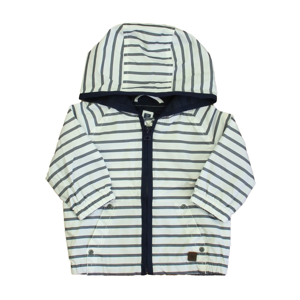 Janie and Jack Boys White | Navy Stripe Jacket 7805824630844