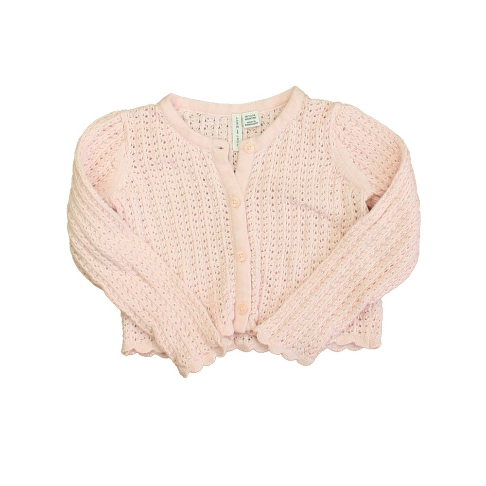 Janie and Jack Girls Pink Cardigan 7805824467004