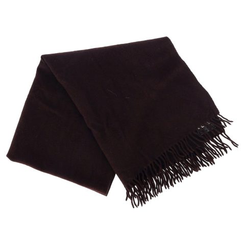 Acne Studios Fringed Scarf in Burgundy Wool 7833179226172