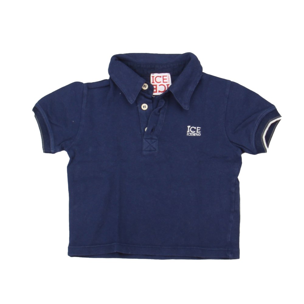 Ice Iceberg Boys Navy Polo Shirt 7805827252284