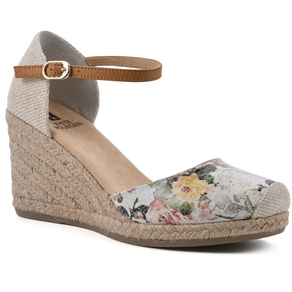 Mamba Woven Canvas Wedge Sandals