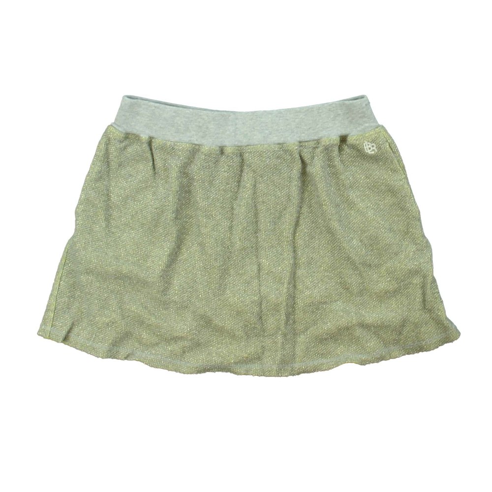 Bellerose Girls Gray | Yellow Skirt 7805833543740