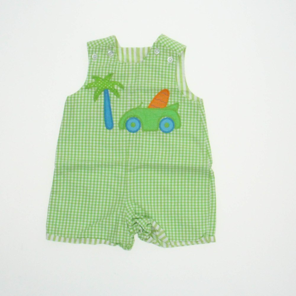 The Bailey Boys Boys Green | Beach Romper * 7805833904188