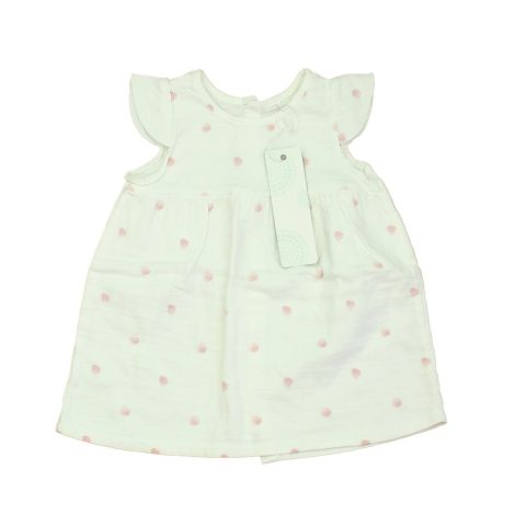 Aden + Anais Girls White | Pink Dress 7805834461244