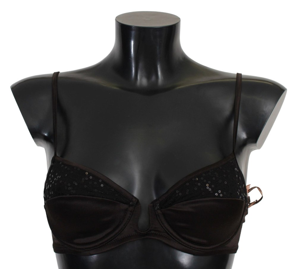 Ermanno Scervino Sequined Balconcino Bra Women’s Underwear