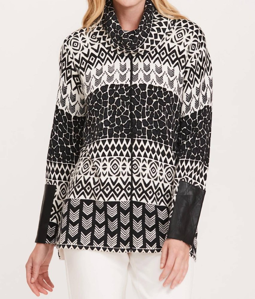 Inca Tunic Long Sleeve Top In Multi