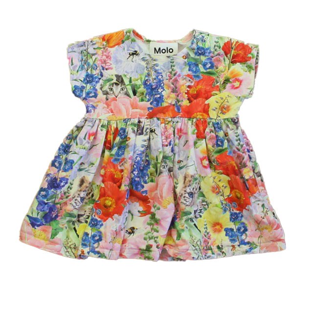 Molo Girls Floral Dress 7805836558396