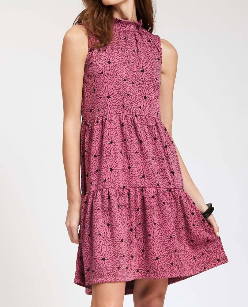 Toni Jacquard Dress In Pink