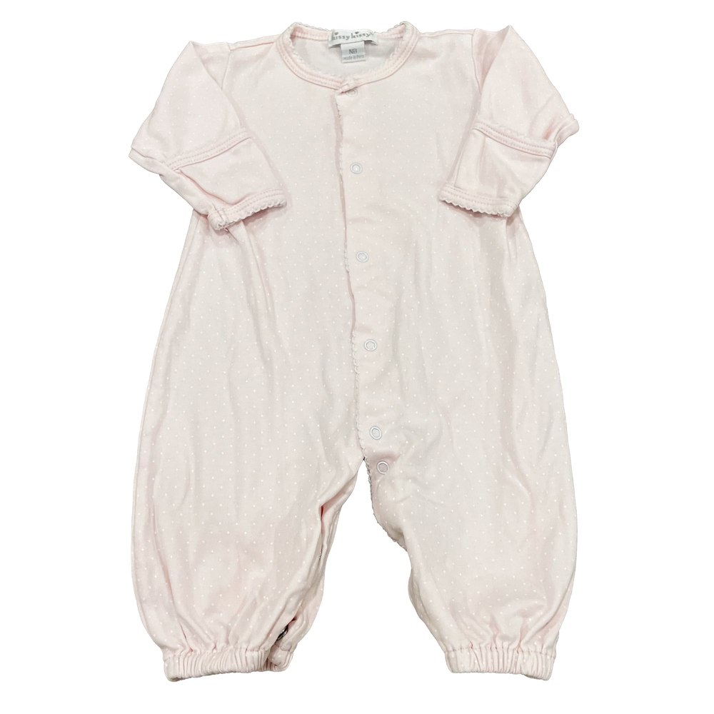 Kissy Kissy Girls Pink 1-piece footed Pajamas 7805838622780