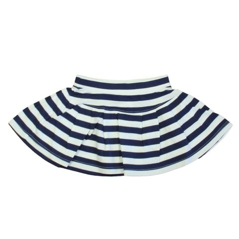 Classic Prep Girls Medieval Blue | Bright White Skirt Size: 2-5T 7805838884924