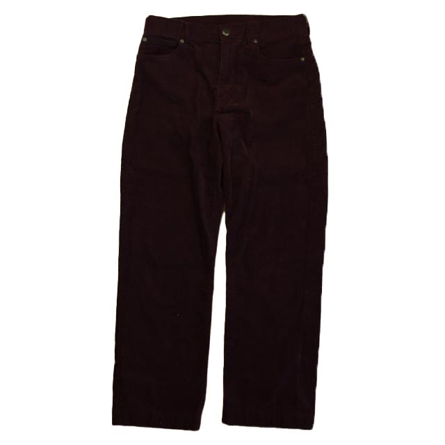 Janie and Jack Girls Maroon Corduroy Pants 7805839769660