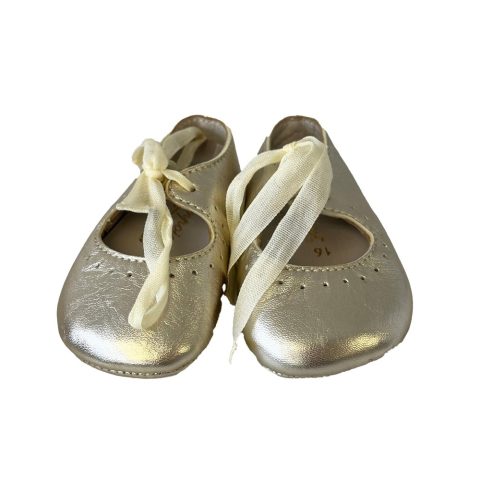 Bonpoint Girls Gold Shoes 7805844258876