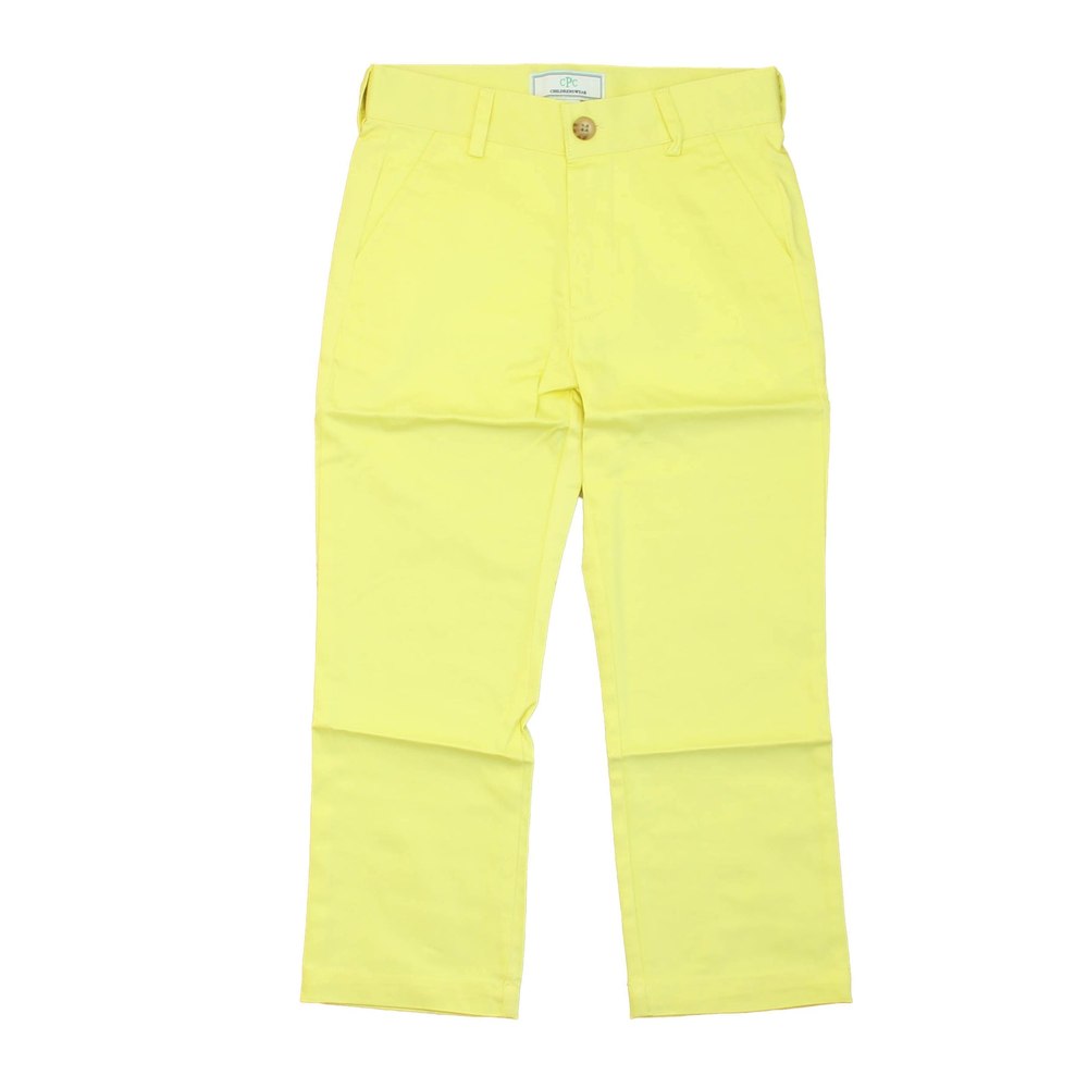 Classic Prep Boys Limelight Yellow Pants Size: 6-14 Years 7805855432764