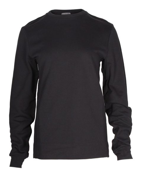 Balenciaga Logo-Back Sweatshirt in Black Cotton 7705712558140
