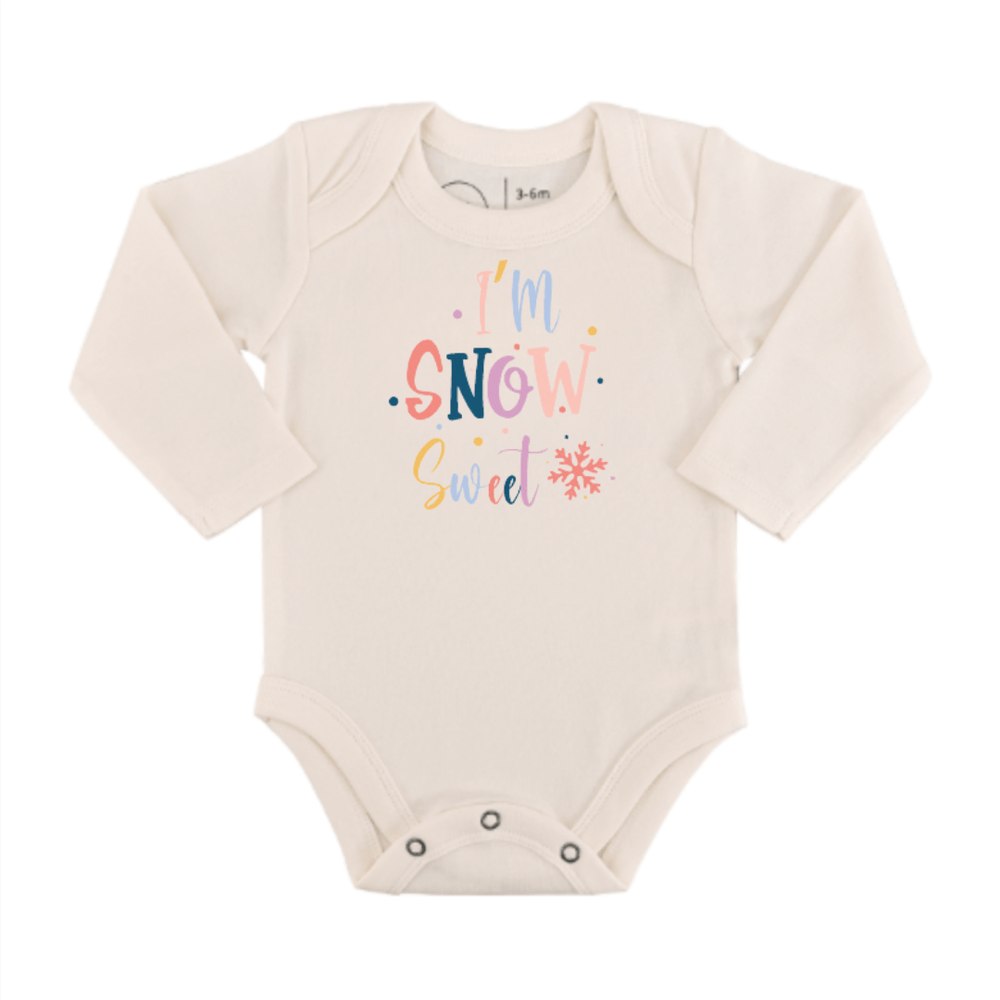 graphic bodysuit | snow sweet (long sleeve)