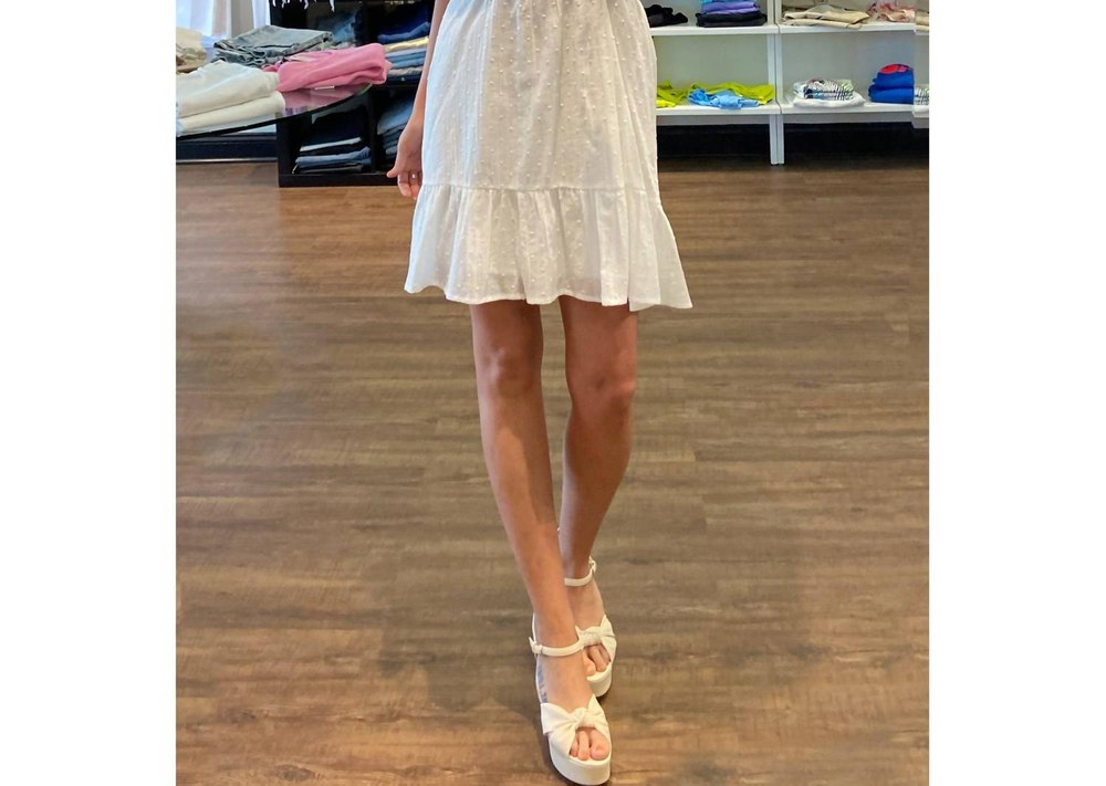 Zanima Cutout Dress In White