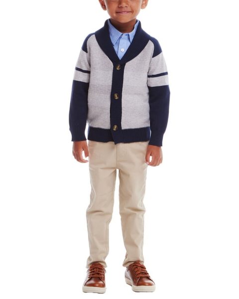 Andy & Evan Shawl Cardigan & Pant Set