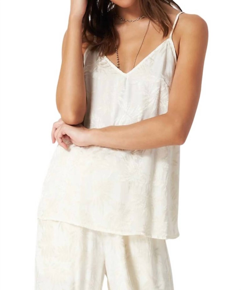 Rei Top In Cream Palm 7706113179708