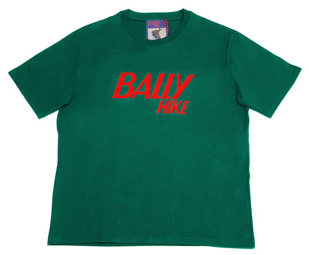 Bally 6238608 Men’s Hike Green Cotton Logo T-Shirt 7706149879868
