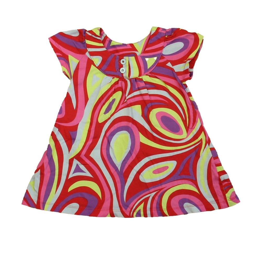 Hanna Andersson Girls Pink | Green | Purple Dress 7805948002364