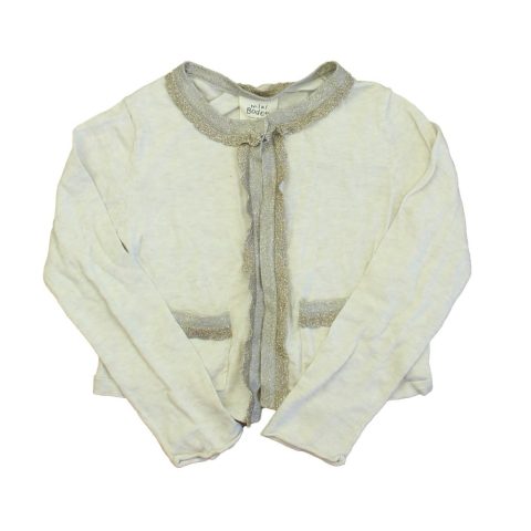 Boden Girls Ivory | Gold Cardigan 7805951737916