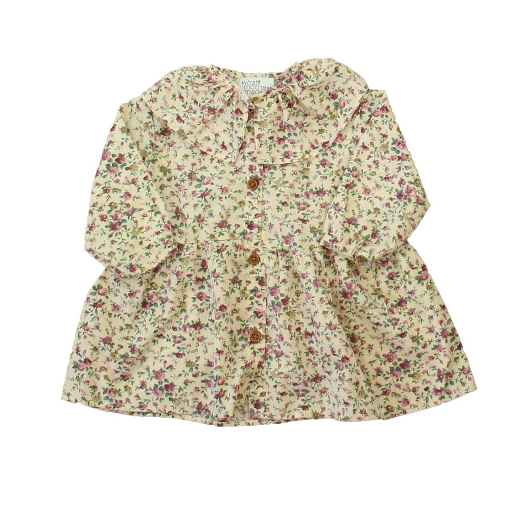 What Mother Made Girls Pink Floral Dress 7805952852028