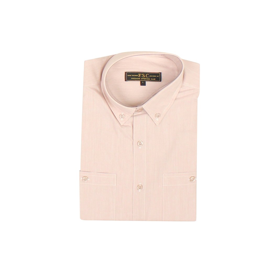 Light Pink Polyester/Cotton Summer Shirt