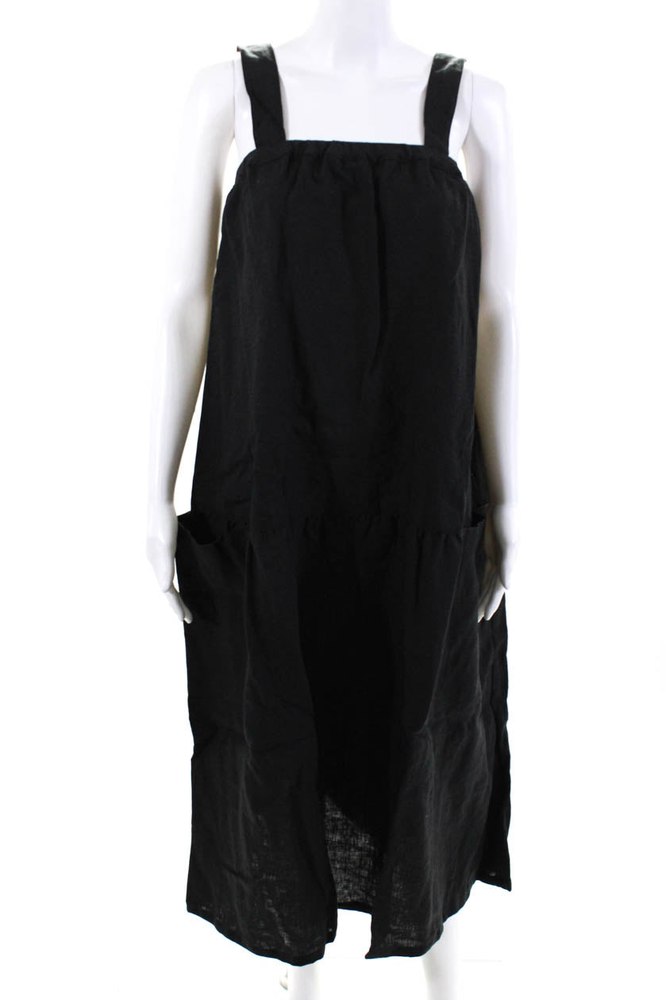 Kondi Womens A-Line Pocket Dress Coal 7833616252988